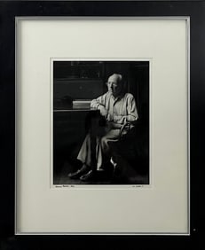 Original Portrait Photograph of Edward Weston by Lou Jacobs Jr. 1950