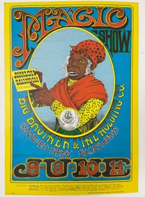 Original Vintage Poster Magic Show Big Brother Holding Company