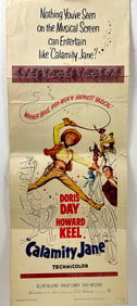 Calamity Jane - 1953 Doris Day and Howard Keel Original Movie Poster