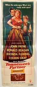 Tennessee's Partner - 1955 Ronald Reagan Rhonda Fleming John Payne Coleen Gray Original Movie Poster