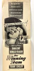 The Winning Team - 1957 Doris Day Ronald Reagan Original Movie Poster