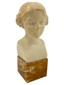 Daniel Greiner, Bust of a Boy with Curly Hair