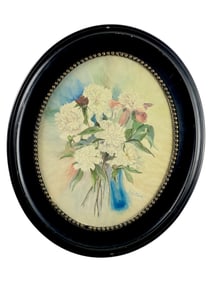 After Mary Cassatt - Watercolor Still Life Painting Signed Bottom Right