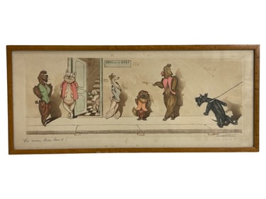 Boris O'Klein 'Hotel de la Gare' Lithograph Pencil Signed