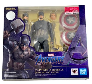 Marvel The Avengers Endgame Captain America Final Battle Edition SHFiguarts Action Figure