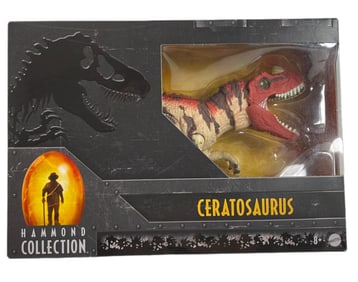 Jurassic Park Hammond Collection Ceratosaurus Mattel Action Figure NIB