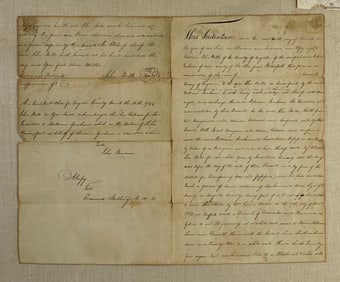 Antique 1758 Indenture Signed by John Madison