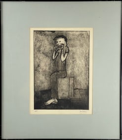 Seichi Kiyohara Japanese - Lithograph Signed on Mat AP Artist's Proof