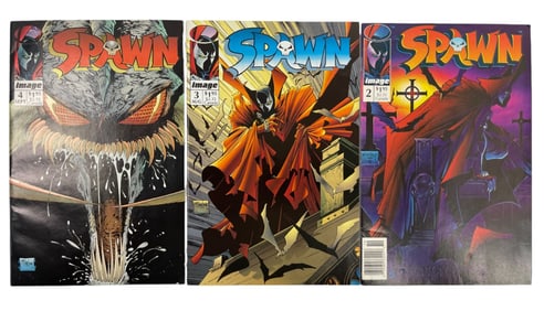 Spawn #2, #3, #4 Comic Books