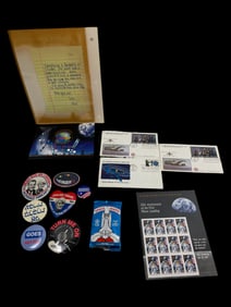Original NASA First Day Covers Stamps and Pins