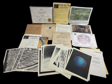 Original NASA Awards Certificates and Documents
