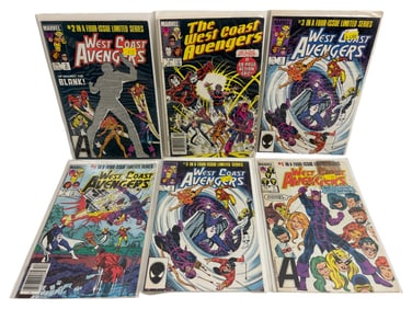 West Coast Avengers Comic Book Lot
