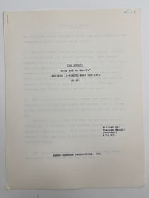 The Smurfs Animation Cartoon Hanna-Barbera 1987 Script