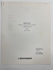 Addams Family H-B Production Co. 1993 Script