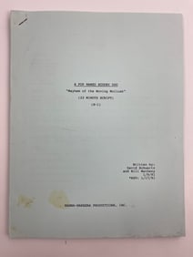 A Pup Named Scooby Doo Animation Cartoon Hanna-Barbera 1991 Script