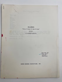 The Smurfs Animation Cartoon Hanna-Barbera 1987 Script