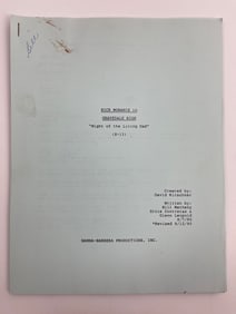 Rick Moranis in Gravedale High Hanna-Barbera 1990 TV Show Script