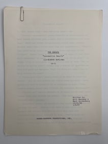 The Smurfs Animation Cartoon Hanna-Barbera 1987 Script