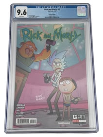 Rick and Morty Comic Book Issue #2 CGC 9.6 Variant Cannon 2015 Oni Press Comic Book
