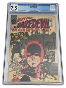 DAREDEVIL 9 1965 CGC 7.5 Comic 1ST App. of THE ORGANIZER 1st Pop Art Marvel