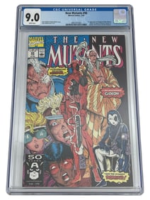 New Mutants #98 1991 1st Appearance of Deadpool CGC 9.0 Wade Wilson White Pages