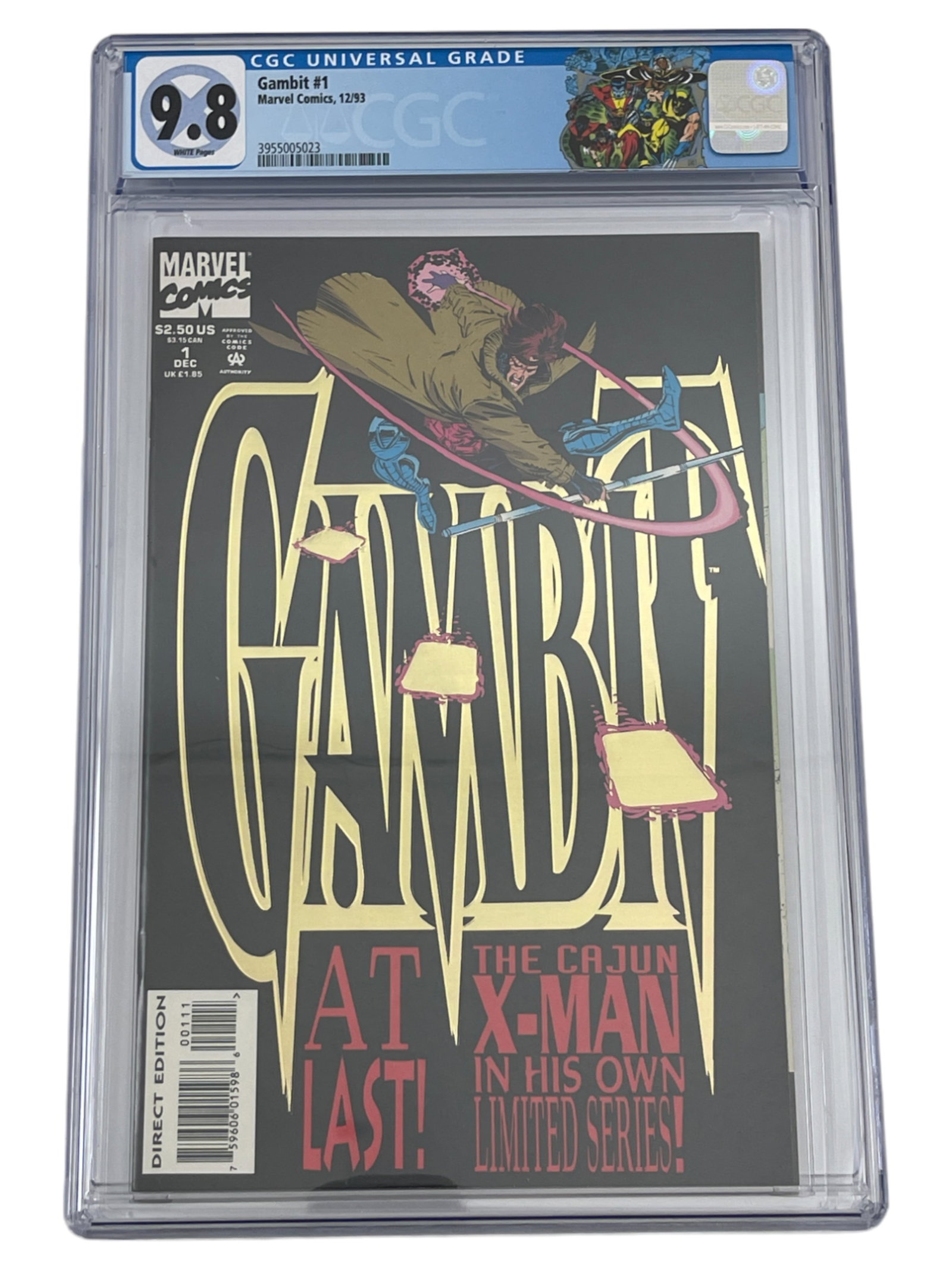 Gambit #1 Marvel Comics December 1993 CGC Graded 9.8 Comic Book (1 of 2)