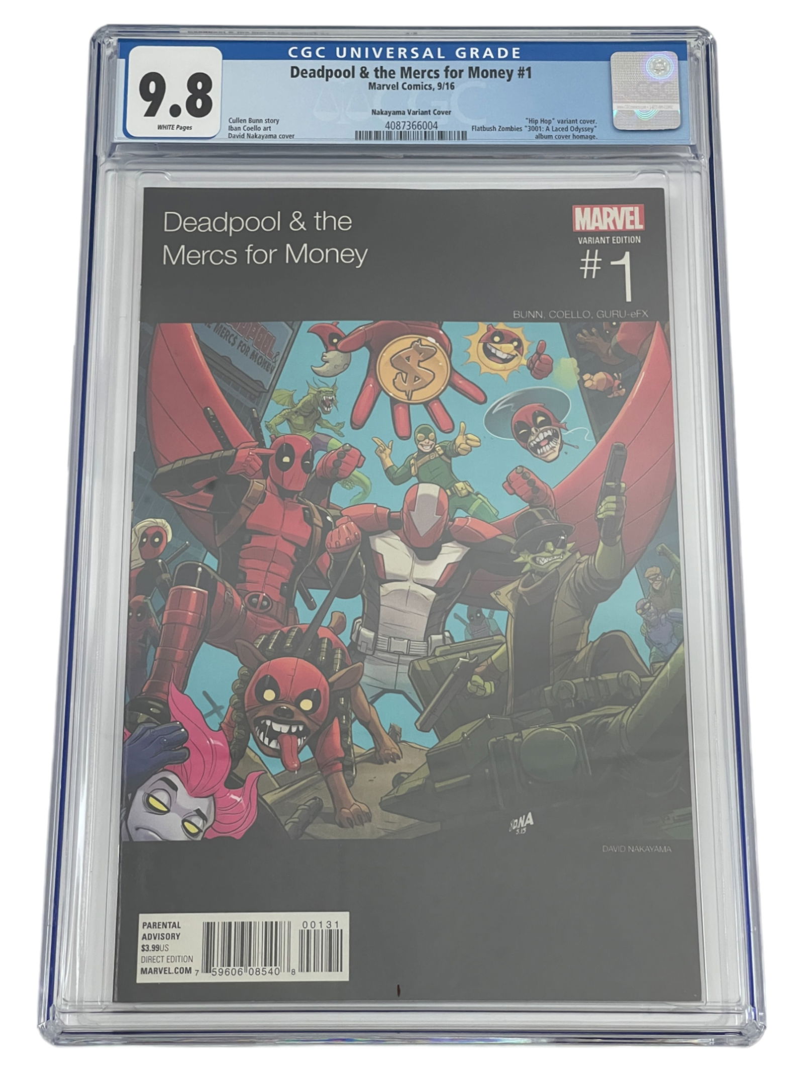 Deadpool & The Mercs For Money #1 CGC 9.8 Graded Comic Book (1 of 2)