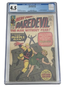 Daredevil #4 CGC 4.5 1964 4023702004 1st app. Killgrave the Purple Man Comic Book