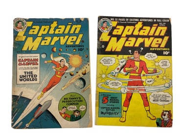 CAPTAIN MARVEL # 119 98 Golden age Comic Book Lot