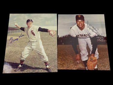 Vintage Baseball MLB Signed 8 x 10 Photo Autograph Collection Lot Juan Marichal George Kell