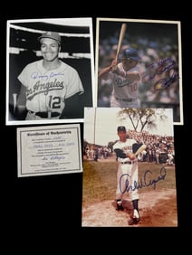 Vintage Baseball MLB Signed 8 x 10 Photo Autograph Collection Lot
