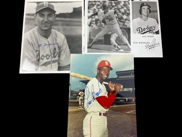 Vintage Baseball MLB Signed 8 x 10 Photo Autograph Collection Lot