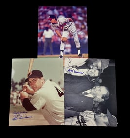 Vintage Baseball MLB Signed 8 x 10 Photo Autograph Collection Lot