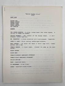 A Pup Named Scooby Doo Animation Cartoon Hanna-Barbera Script