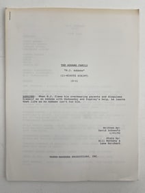 Addams Family Animation TV Show Hanna-Barbera 1992 Script