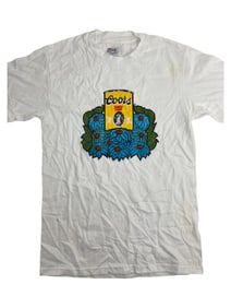 Vintage Coors Beer Hanes Beefy Adult S T-Shirt