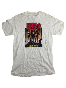 Vintage KISS Love Gun Hanes Beefy Adult S T-Shirt