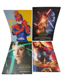 Vintage Posters Captain Marvel and Star Wars Lot 4