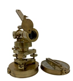 Antique Military Equipment T. Cook & Sons London Brass with Compass E.R. Watts London