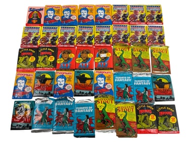 Vintage Trading Card Mint Sealed Packs Lot 40