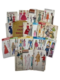 Vintage Simplicity Butterick Advance McCall's Printed Patterns AMERICAN DESIGNER DOLL FASHION lot 20