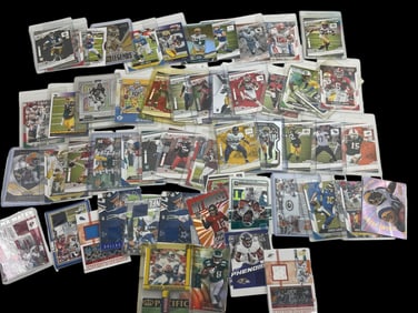 FOOTBALL TRADING CARD COLLECTION LOT