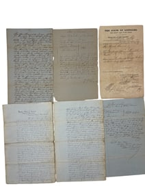 US HISTORICAL DOCUMENTS COURT NEW ORLEANS 1800S