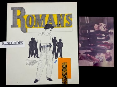 Renegades Patrick Swayze Movie Costume Design Sketch Drawing Signed By Judy Truchan