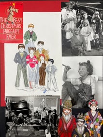 The Best Christmas Page Art Ever Movie Costume Design Sketch Drawing Signed by Judy Truchan