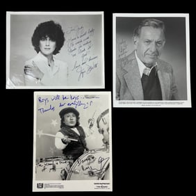 VINTAGE DAVID RAPPAPORT JACK KLUGMAN JOYCE DEWITT Signed Photograph TO Judy Truchan