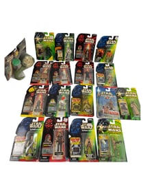 Vintage Star Wars Action Figurine Toys collection lot 18