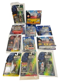 Vintage Star Wars Action Figurine Toys collection lot 10