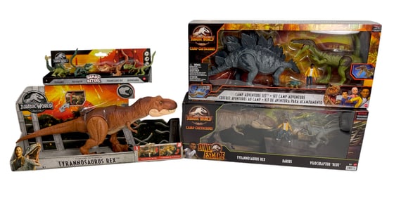 Jurassic World Camp Dinosaur Action figurine Toys lot 4