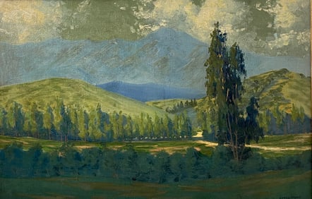 Edgar Alwin Payne American Oil on Canvas Painting